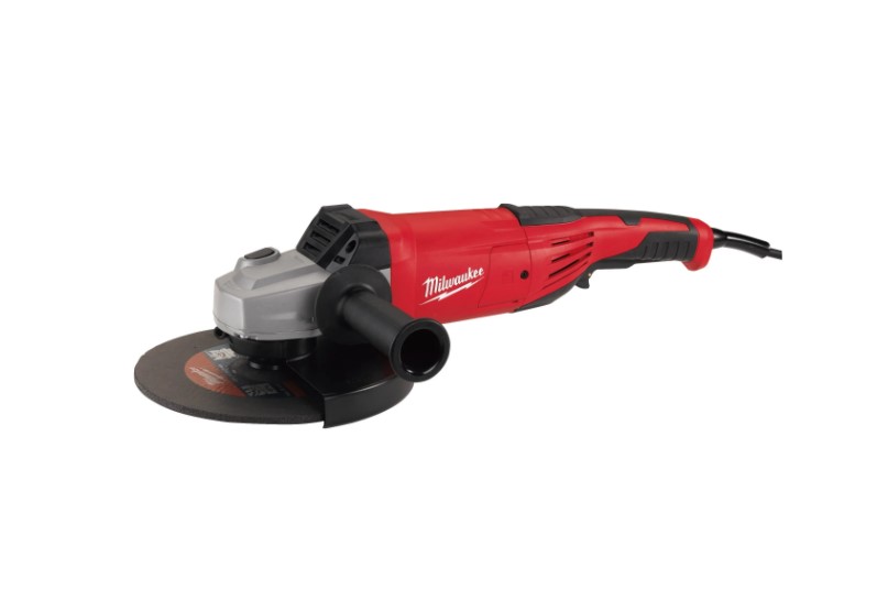 Кутова шліфувальна машина MILWAUKEE 230 мм AG 22-230/DMS 4933433630 (+ захисний кожух, гайка фланцева, бічна рукоятка, кабель 4 м, ключ)